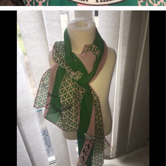 Not for sale Brand new pink and green AKA scarf only have 2 left in stock - Picture 3 of 6
